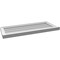 Ekena Millwork Vertical Surface Mount PVC Gable Vent w/ 2"W x 2"H , Brickmould Sill Frame, 36"W x 16"H GVPVE36X1603SN - alternate 2